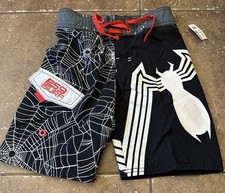 Marvel Spider-Man Swim Trunks - Little Boys Size 6 Spiderman swimwear P.S. NWT