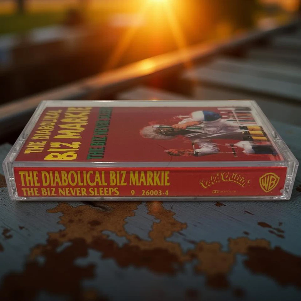 •THE DIABOLICAL BIZ MARKIE ~ THE BIZ NEVER SLEEPS• ~1989 OG PRESSING~ (CASSETTE - Image 4 of 4