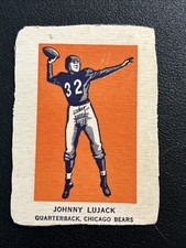 1952 Wheaties Football Johnny Lujack Action Bears - Hand Cut