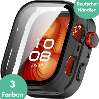 Hülle für Huawei Watch Fit 5 Pro Schutzglas Panzerfolie Display Screen Case 9H