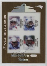 1999 Playoff Absolute SSD The Coaches' Collection Drew Bledsoe Terry Glenn 1cx3