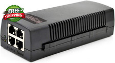 2-Port Gigabit Poe Injector Adapter, IEEE 802.3 at and IEEE 802.3 Af Compliant