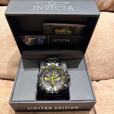 Invicta DC Comics Batman Hybrid NLE Model 33354 Swiss Quartz Reserve Rare Watch