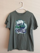 T-shirt Walt Disney World Never Land Galleons 100% cotone 2015 taglia XL