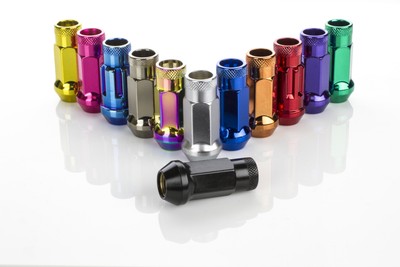 Wheel Mate Muteki SR48 Open End Lug Nuts - Orange 12x1.50 Fits 48mm **SPECIAL