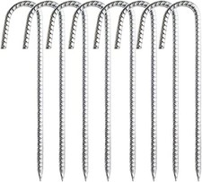 10-100Pcs Tent Pegs Heavy Duty Steel Marquee Ground Stakes Gazebo Camping Awning