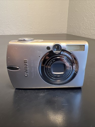 Canon PowerShot SD550 Digital ELPH 7.1MP Camera Silver Tested w/Accessories - Picture 6 of 11