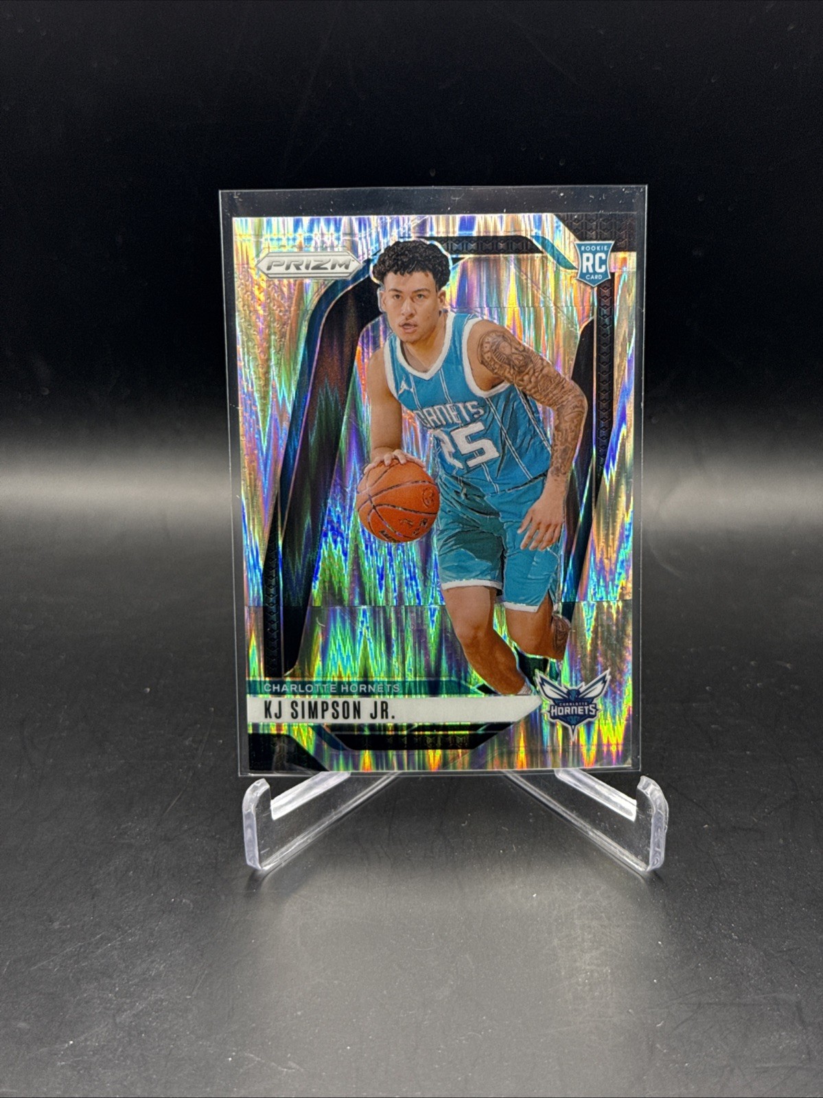 2024-25 Panini Prizm - KJ Simpson Jr. #247 Skewed Prizm /249 (RC) - Hornets