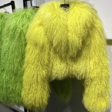 2026 Winter New Wool Fur Collar Short Coat Women's Luxury Real Fur Fashion Coat