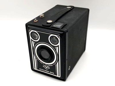 Agfa Synchro Box  Boxkamera Rollfilm Analogkamera