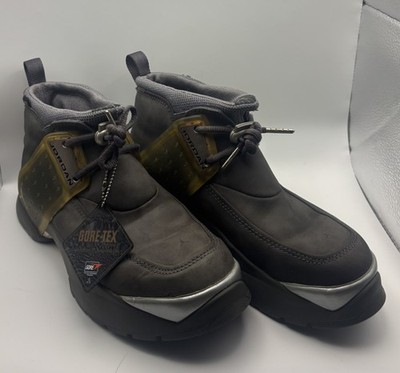  RARE 2000 NIKE ''JORDAN NEW JACK'' 3/4 HI BOOTS GORE-TEX GRAPHITE/WHITE CHARCOAL