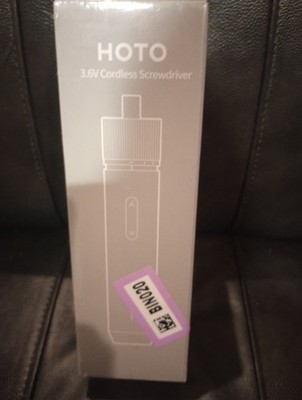 Hoto 3.6V Cordless Screwdriver, Rechargeable, USB-C, 3 Torque, 1500 mAh Battery