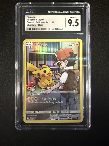 Pikachu graded CGC 9.5 for sale on eBay