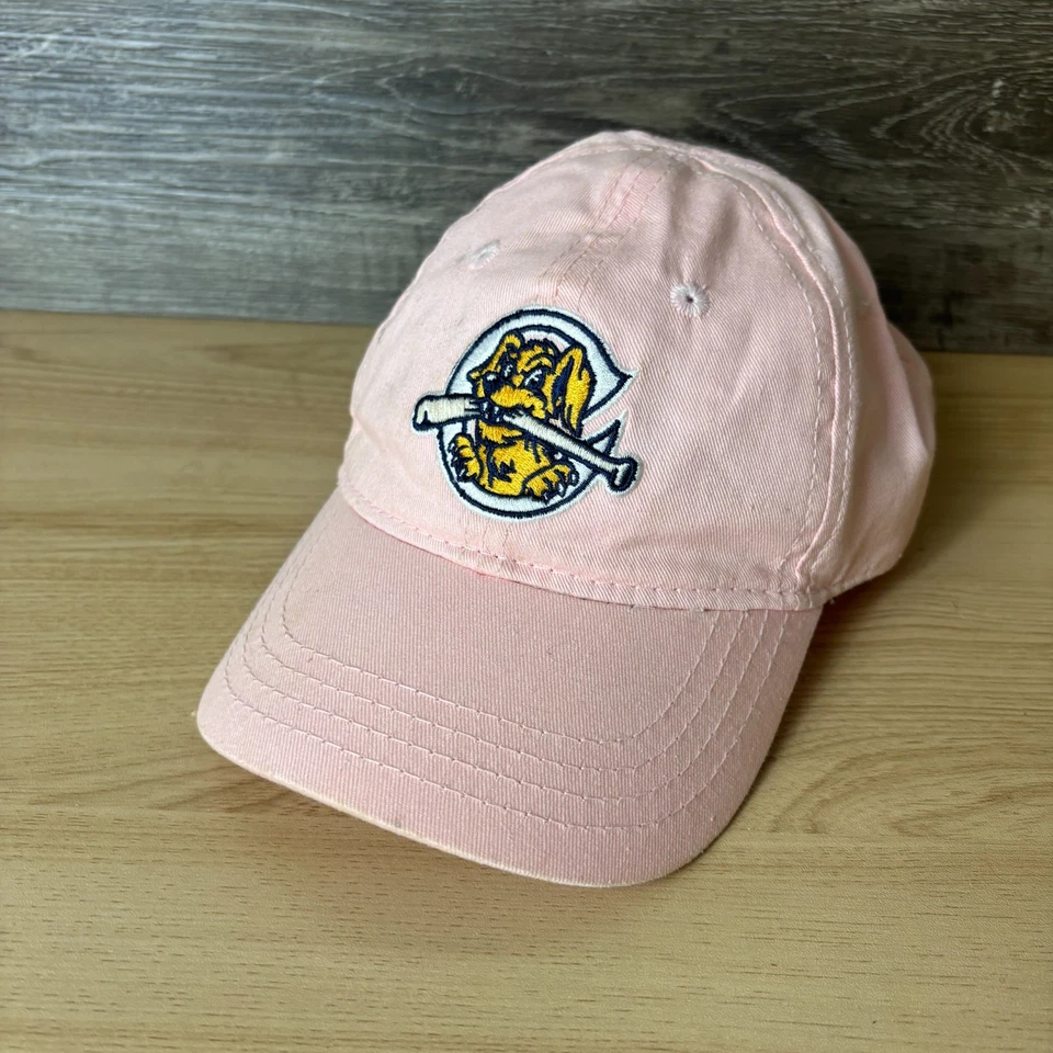 Charleston RiverDogs Hat Cap Strap Back Pink Kids MiLB Baseball Girls Adjustable - Image 3 of 4