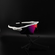 Oakley Radar EV Path Polarized P Sunglasses White / Red Purplish