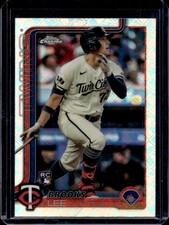 2025 Topps Chrome LogoFractor Brooks Lee RC Rookie #234 Twins