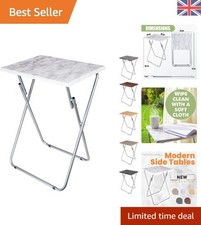 Multi-Use Small Folding Table for Garden, Picnics & Living Room - Chic Style