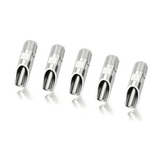 Automatic Pig Nipple Water Drinker Feeder Stainless Steel 5pc 1/2 NPT Piglets