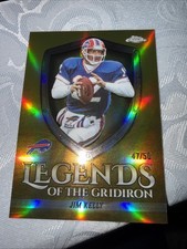 Topps Chrome Legends of the Gridiron LTG-JK Jim Kelly Buffalo Bills NFL  /50