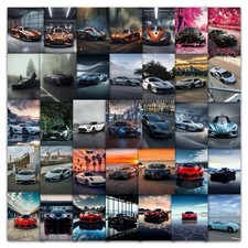 30pcs Random Cool Aesthetic Racing Sport Cars Poster Stickers Decals 30pcs Random Cool Aesthetic Racing Sport Cars Poster Stickers Decals