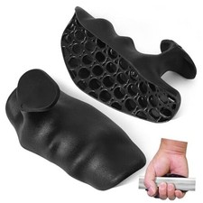 Rubber Gym Grips for Weights Training, Workout Grip for Men Women