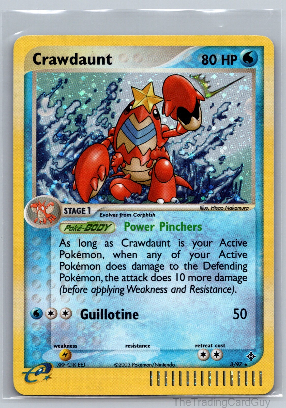 Crawdaunt - Holo Rare Dragon 3/97 NM