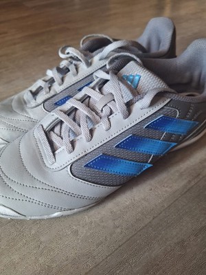 Adidas Super Sala 2 IC, Hallenschuhe, Grau Blau, Gr. 42,5, Gebraucht, Fußball
