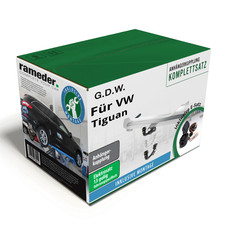 G.D.W. Anhängerkupplung abnehmbar & 13poliger TowTec E-Satz für VW Tiguan 23- NP