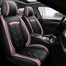 For Mazda Car Seat Cover Suv Sedan Full Set Luxury Pu Leather 5-seat Protector