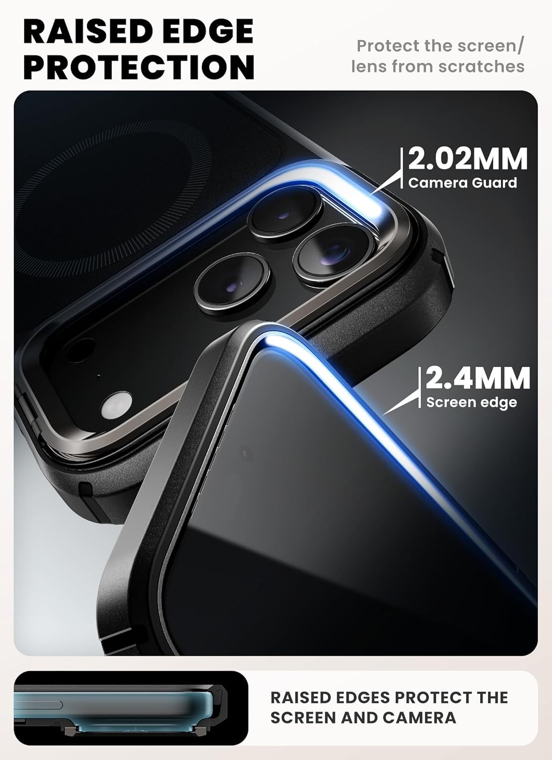 i-Blason Ares for iPhone 17 Pro 6.3" Screen Case Heavy Duty Magnetic Phone Cover