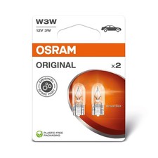 2x W3W OSRAM 12V W2.1x9.5d 12V BREMSLICHT RÜCKLICHT LAMPE GLÜHBIRNE