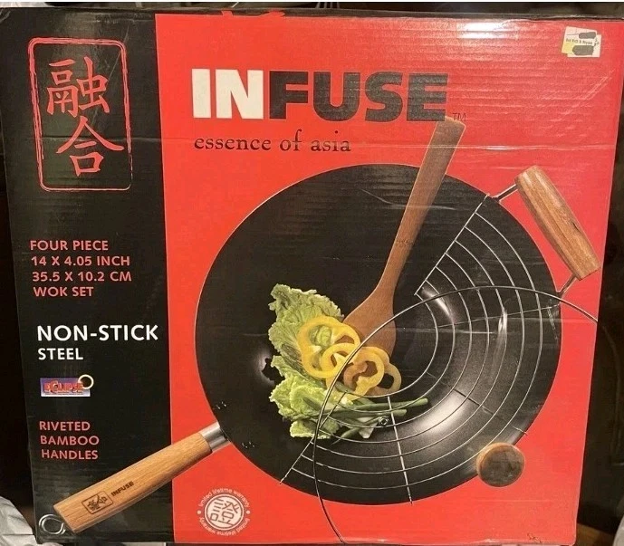 Wok Pan with lid 14"
Opens in a new window or tab