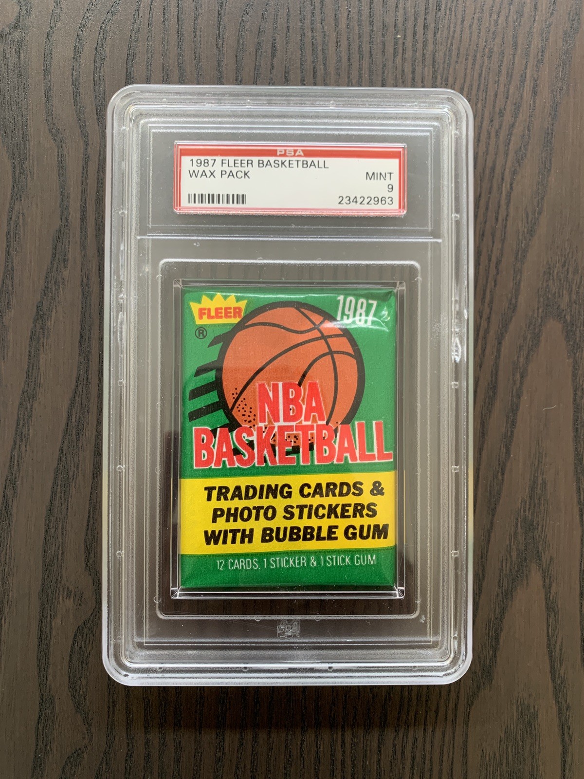 1987 FLEER BASKETBALL WAX PACK PSA 9 - POSSIBLE 2ND YEAR MICHAEL JORDAN!!!