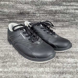 Brunswick Silk L-001 Bowling Shoes Mens 9 Black FlexSlide Technology Sporty