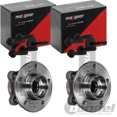 2X MAXGEAR RADLAGER-SATZ VORNE PASSEND FÜR VOLVO XC90 LINKS+RECHTS