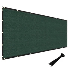 Privacy Fence Screen 6x50 Heavy Duty Shade Cover for Outdoor Garden Pool