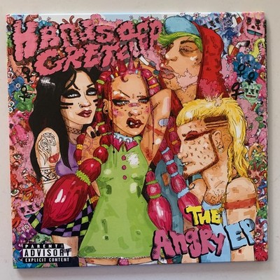 Hands Off Gretel   The Angry EP - 2020 Ltd White Vinyl 10'' EP - Near Mint NM/NM