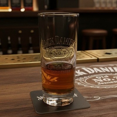 Jack Daniels Tennessee Whiskey Barrel Highball Glass 5.75''