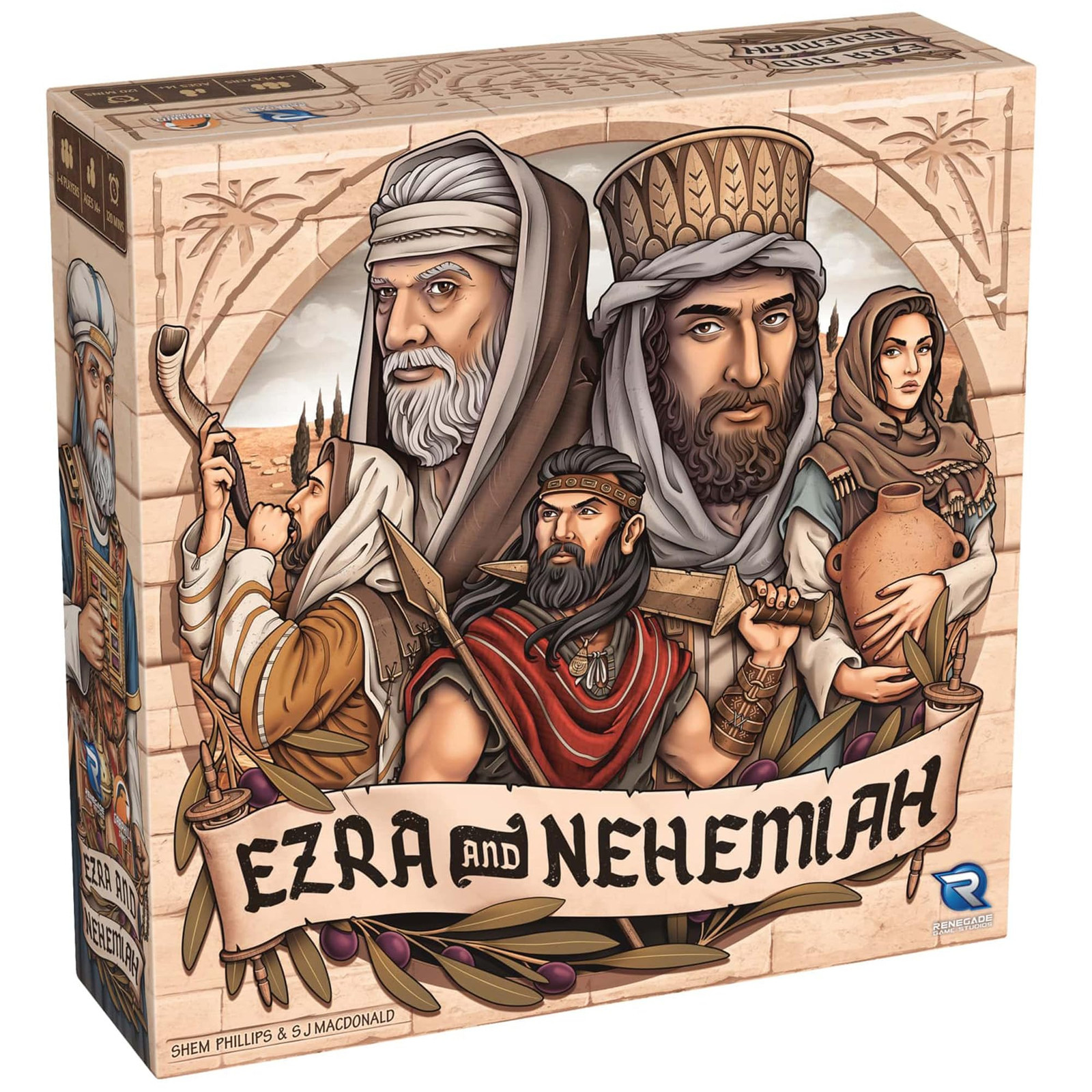 : Ezra & Nehemiah - Strategy Board Game, Rebuild The Great City of Jerusalem,...