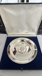 1973 Wedding of Princess Anne & Captain Mark Phillips Coin Dish Solid Silver