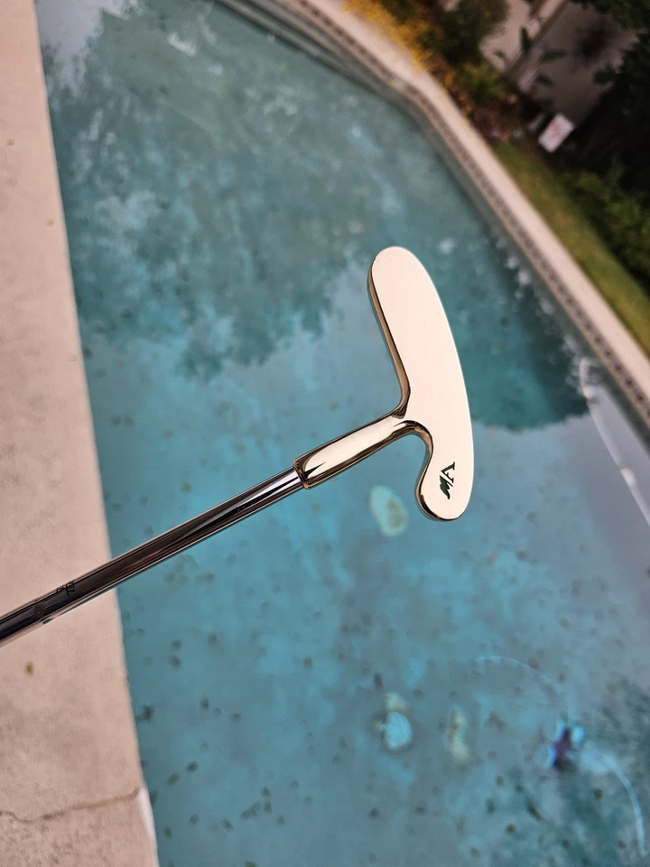 Wilson Augusta 2-Way RH LH Brass Blade Putter Golf Club - Image 3 of 4