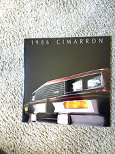 1986 Cadillac Cimarron Sales Brochure, 16 Pag...