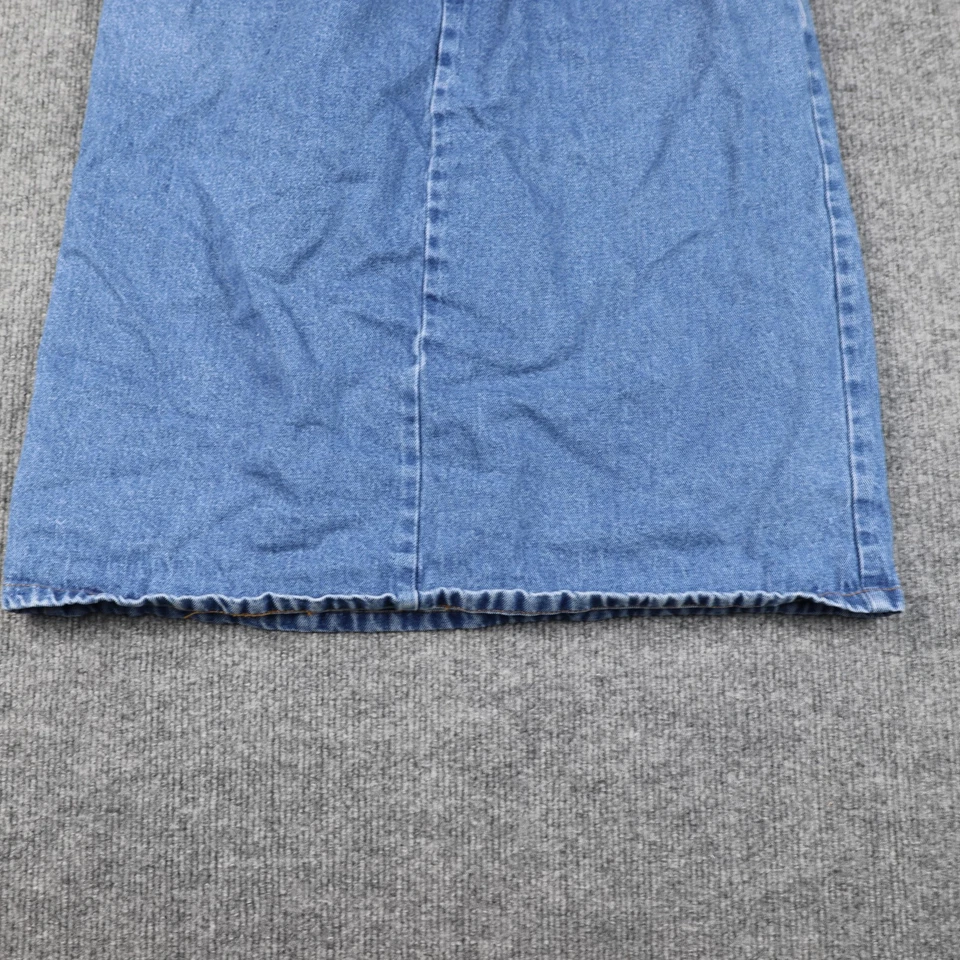 Винтажная женская юбка Cabin Creek 10 джинсовых эластичных карманов на талии сделано в США 90-е - Изображение 3 из 4