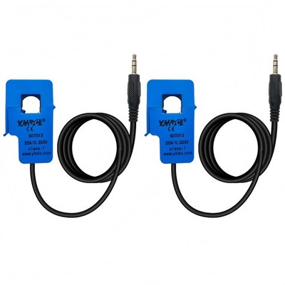 2 PCS SCT013 SCT013020 NonInvasive Split Core Current Transformer 20A