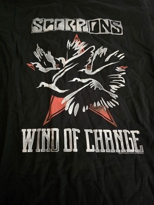 Scorpions Wind Of Change Tour T-shirt XL Rock Motorhead Maiden