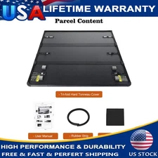 5FT 3-Fold Hard Tonneau Cover For 2005-2024 Nissan Frontier Bed Tonneau cover A