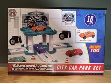Hot Rodz City Car Park Set, a toy car racing track set.