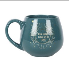 Image of Green Fortune Teller Colour Changing Mug Mystical Crystal Ball Tea Coffee Witchy