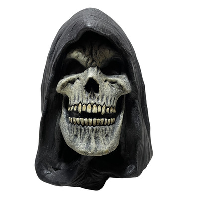 Morris Costumes Grim Reaper Latex Mask Full Over the Head Costume Vintage