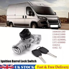 For Peugeot Boxer Citroen Relay Fiat Ducato Ignition Barrel Lock Switch 2 Keys`